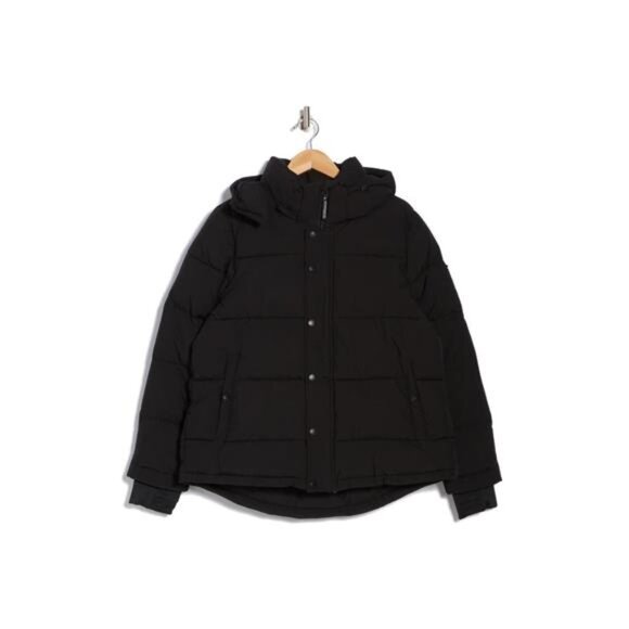 BCBGeneration Hooded Short Puffer Jacket - Picture 1 of 2